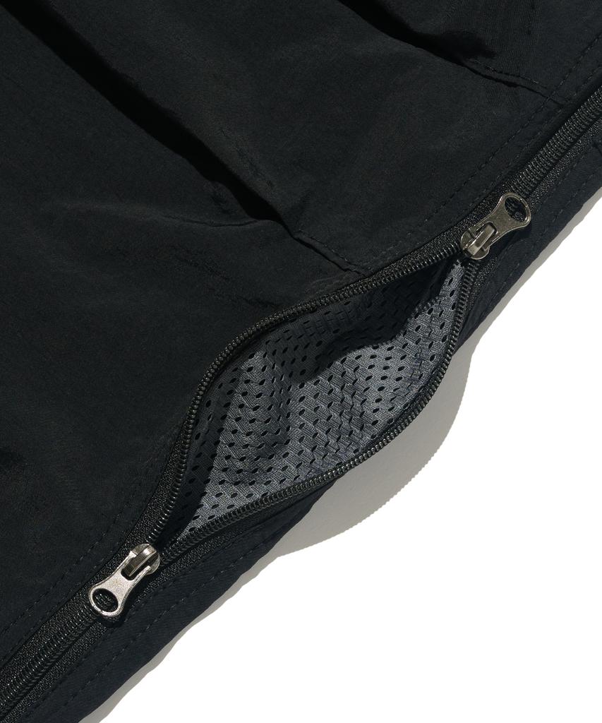 OTHERFITS Side Zipper Nylon Balloon Pants (Black)