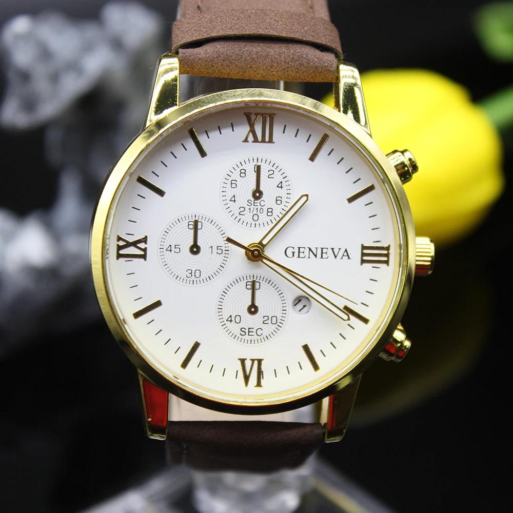 5pcs High Quality Fashion Waterproof Dial Minute Scale Box Included Luxury Business for Sports Running Outdoor Office Worker