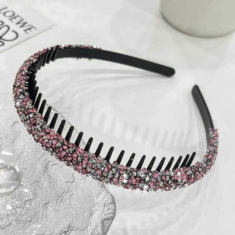 Fashionable And Versatile Headband, With A Fine Sparkling Diamond Headband And Headband