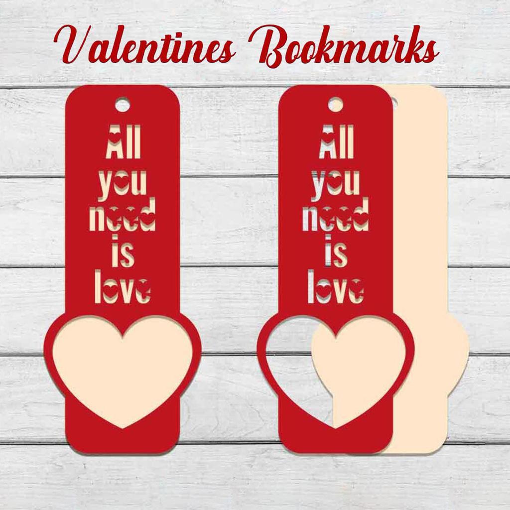 Bookmarks, Wooden Labels, Couple Gifts Valentine's Day Bookmark