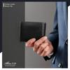 Made In Japan Tochigi Leather Cowhide Money Clip Black [Abies] (Bill Clip)