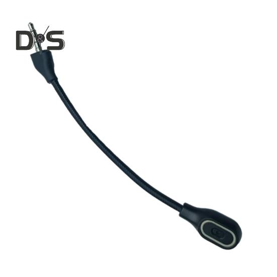 

Игровой микрофон с регулируемой светодиодной подсветкой, простая установка, шумоподавление, съемный микрофон, замена для AW920h 17cm