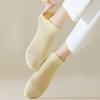 Summer Women's Ear Lift Mesh Women's Socks Solid Color Short Socks Style Breathable Boat Socks Invisible Socks