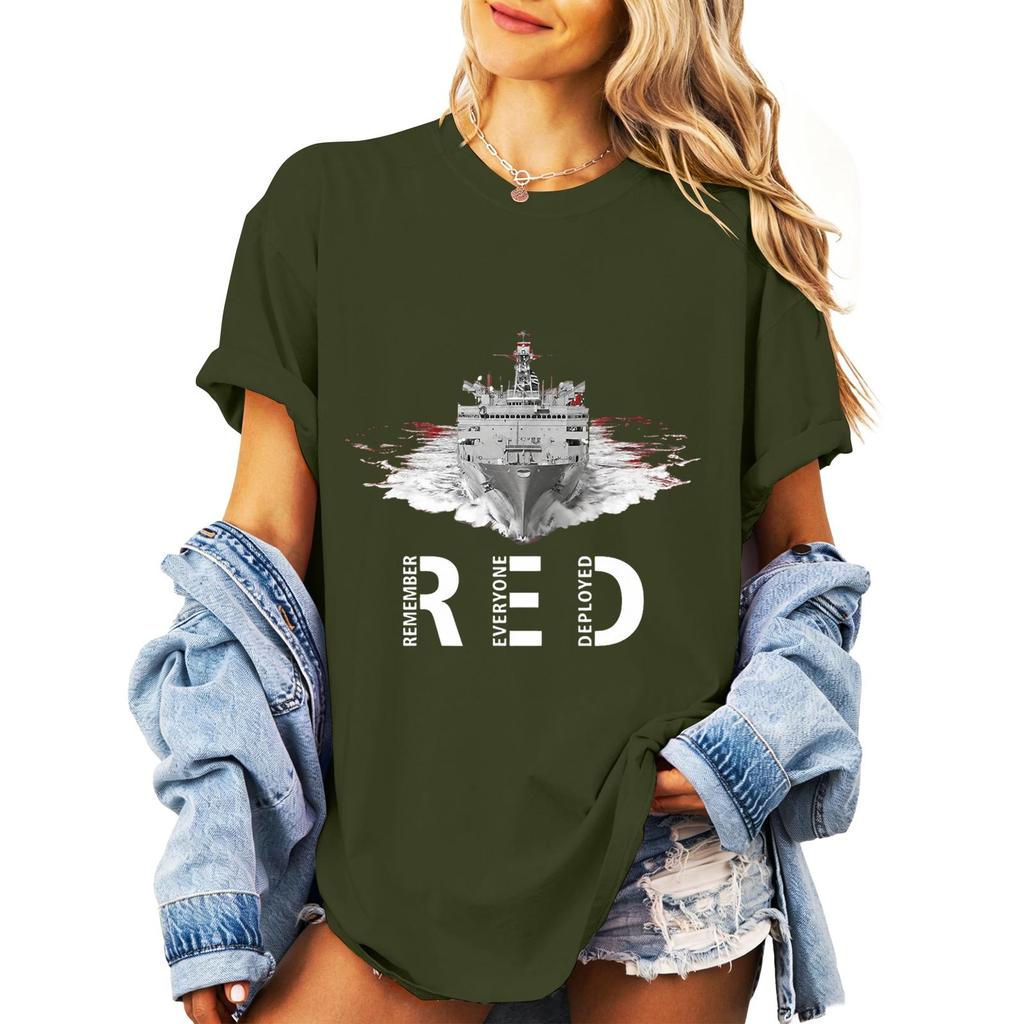 Women's Casual Short Sleeve T Shirt Crew Neck Loose Fit Printed Letter Graphic Tee Top for Everyday Wear