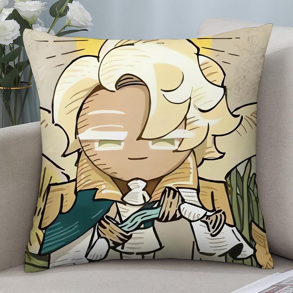 

Игра C-Cookie Run Kingdom Наволочка Короткий Плюш Наволочки Диван Декоративный Подарок Дом Двусторонняя Печать Наволочка 16x16Inch