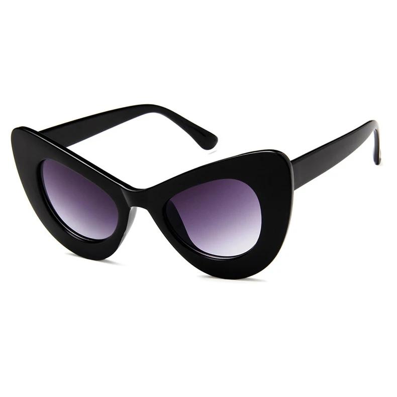 

Luxury Brand Designer Oversized Cat Eye Sunglasses Women Vintage Sweet Sexy Ladies Cute Big Frame Sun Glasses For Female Uv400 As the photo