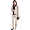 Theory Jacket and Tapered Made of Stretchy Perfect for Entrance Graduation Washable and UV 230413777 Beige L [SORITEAL] Women's Suit, 2-Piece Set