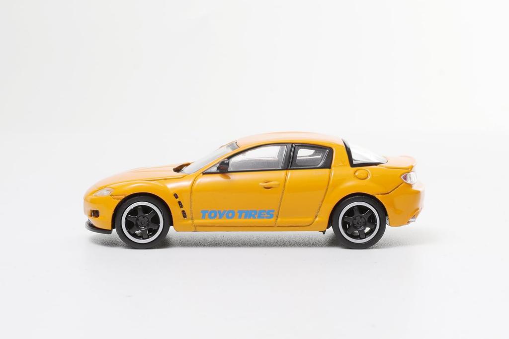 Diecast Team DIECASTTEAM Maßstab Mazda Gelb Fertigprodukt 1/64 RX-8 (RHD) LL-004-14