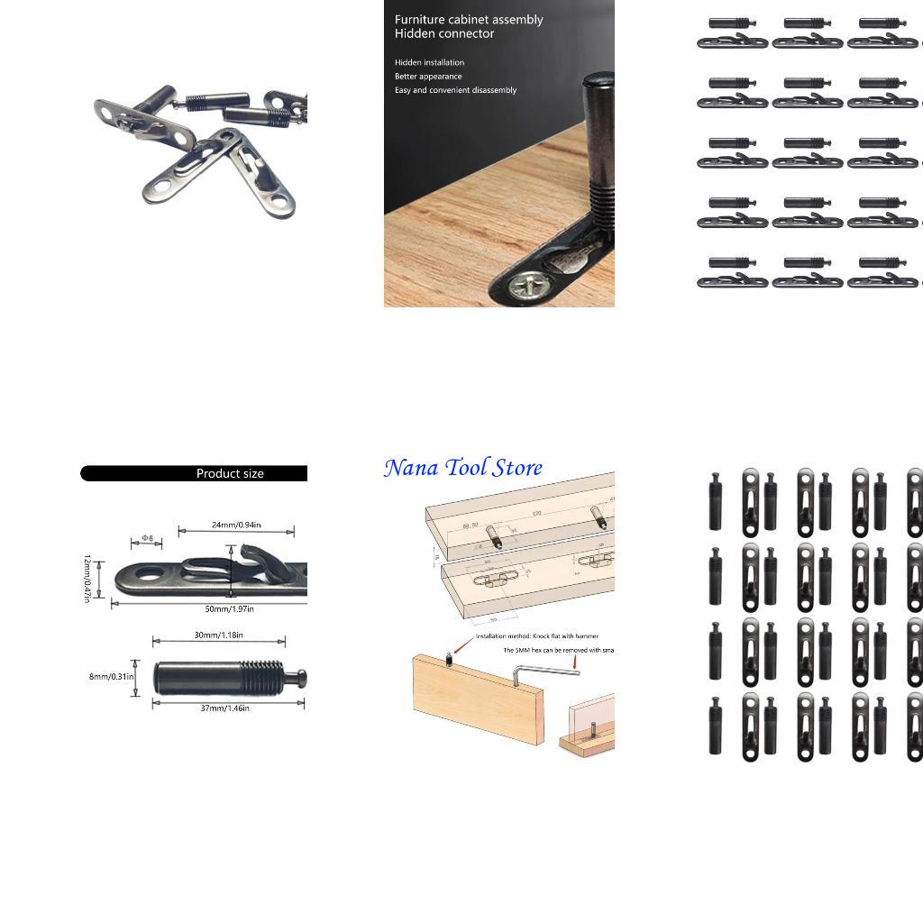 31GJ Pack of 20 Concealed Connectors for Cabinet Easy Installation Designs China Mainland