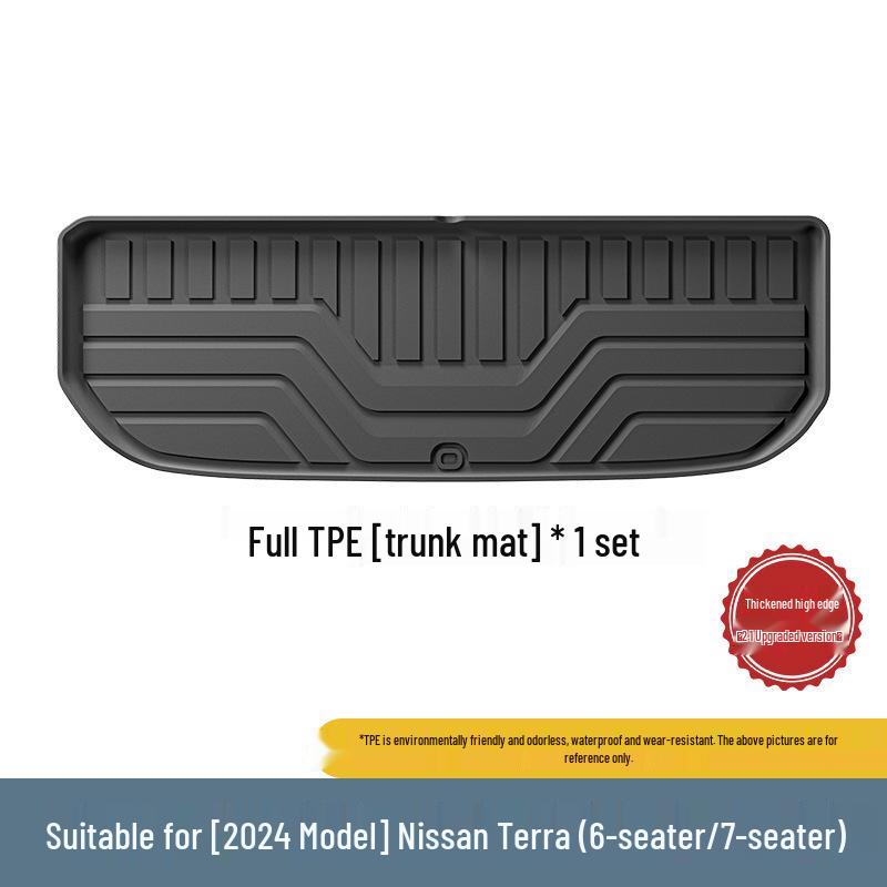 TPE Floor Mats for 24 Nissan Land Cruiser Models - Custom Car, Trunk, and Seat Back Mats