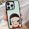 Anime Yoshitomo Nara Phone Case for iPhone 17 16 15 14 13 12 11 Air Pro Max Plus Matte Surface Colorful Cover Luxury Cellphones