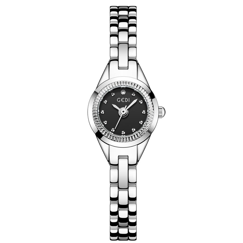 Round Small Dial, Simple Temperament, High-Value Watch, Female, Fashionable, Exquisite And High-End Versatile Quartz Watch