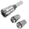 3Pcs Collet Chuck Milling Cutter (6.5mm+13mm) + Extension Rod 12 Shank CNC Lathe Tool