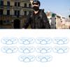 10Pcs Mask Brace Antifog Food Grade Silicone Freely Foldable Reusable Mask Support Frame for Outdoor   School