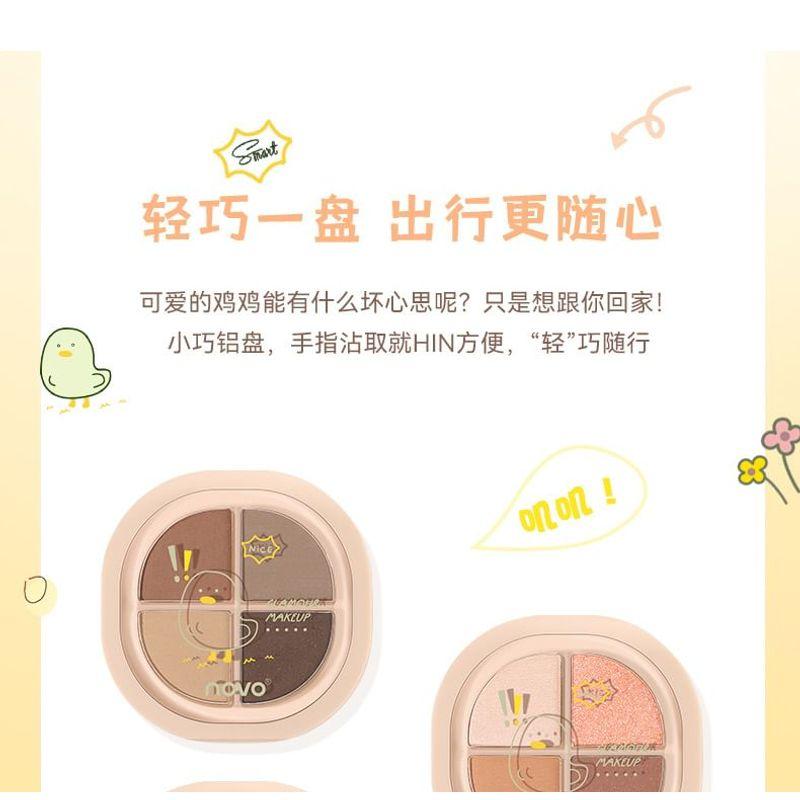 NOVO - Portable 4 Colours Eyeshadow Palette