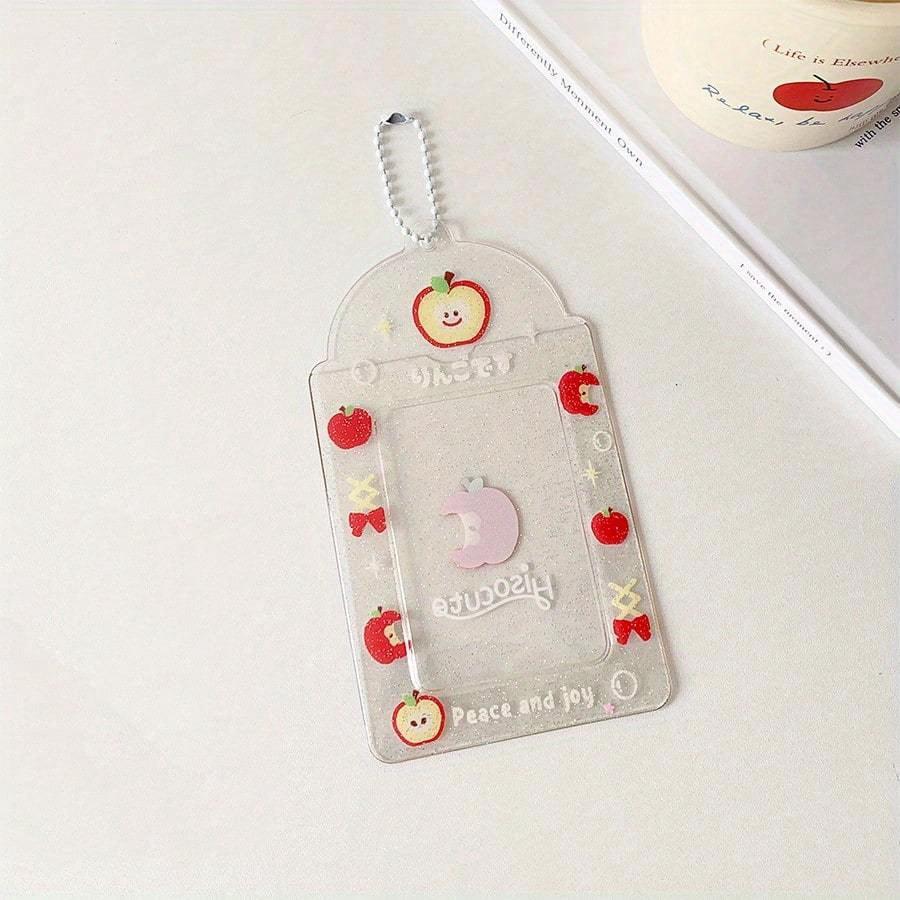 

Cute Photo Card Holder Album Idol Card Credit ID Red разноцветный