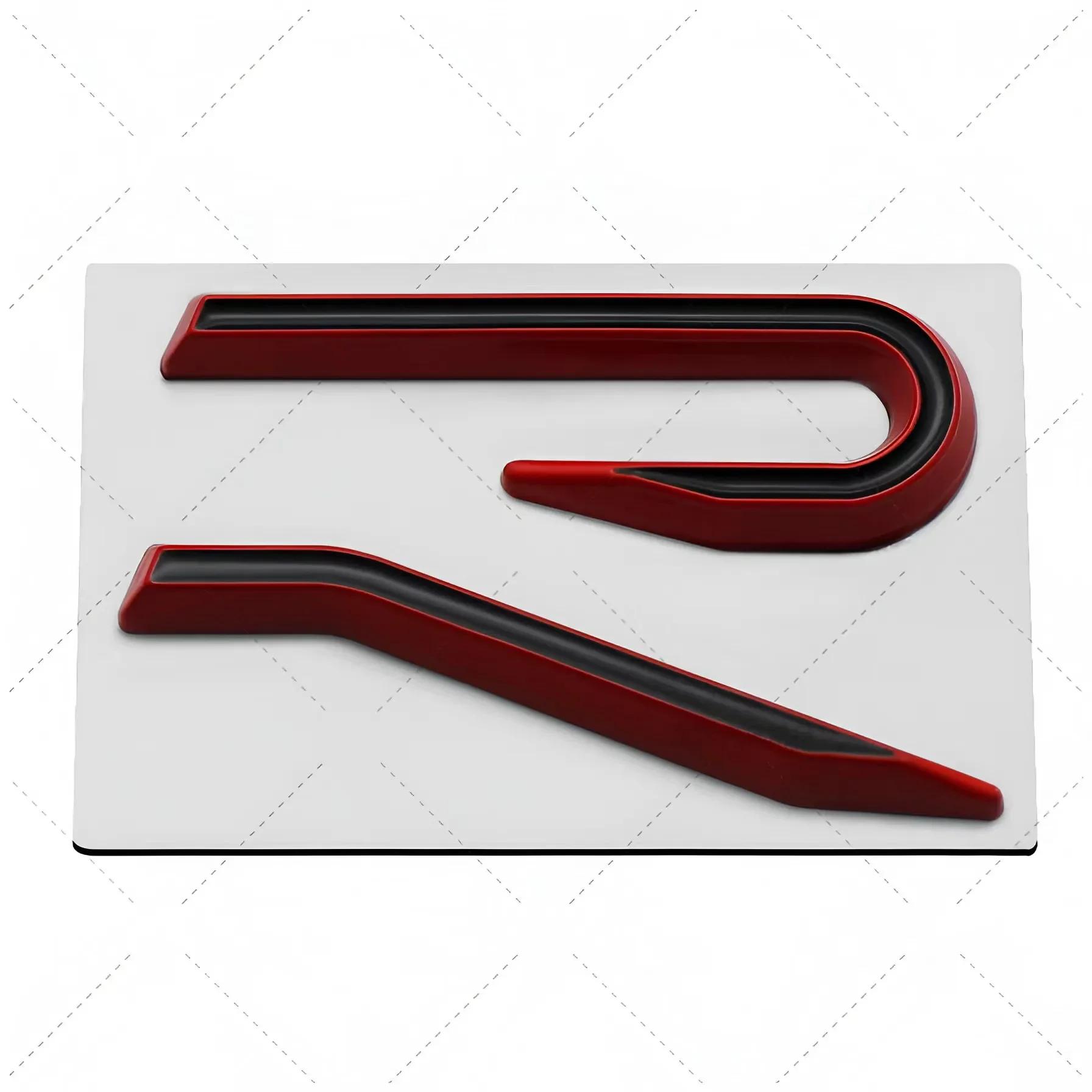 

2026 Hot For VOLKSWAGEN VW New R Emblem Car Metal Body Tail Trunk Sticker Accessories For VW GTI Rline Polo Golf MK8 Touareg Pas