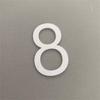 3D Self-adhesive Waterproof Plating House Number 0 To 9 Modern Gold Digits House Number Door Plate Address Outdoor Door Number