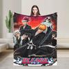 Ichigo Orihime Uryu Blanket Bleached Camping Flannel Throw Blanket For Living Room Super Soft Custom Diy Quality Bedspread Gift