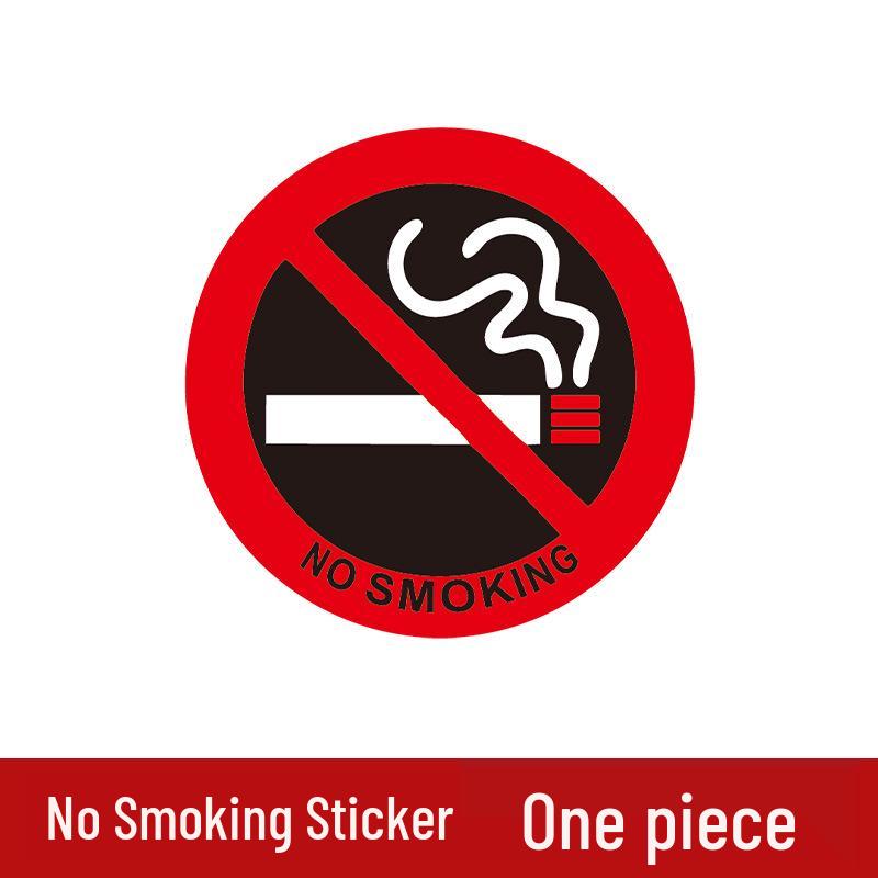 No Smoking Sticker for Car & Home - Prohibitive Warning Sign