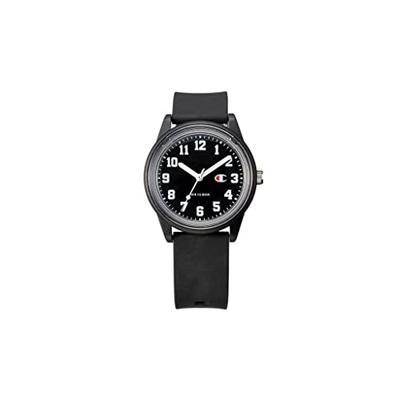 Champion R05A-500VK Analog Solar Watch, Water Resistant To 10 ATM, Black