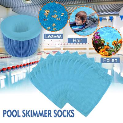 Pool-Skimmer-Socken, Pool-Sparer-Sockennetz für Skimmer-Korb, Pool-Filter-Sockennetz, ultrafeine Mesh-Siebauskleidung für unterirdische oder oberirdische Pools