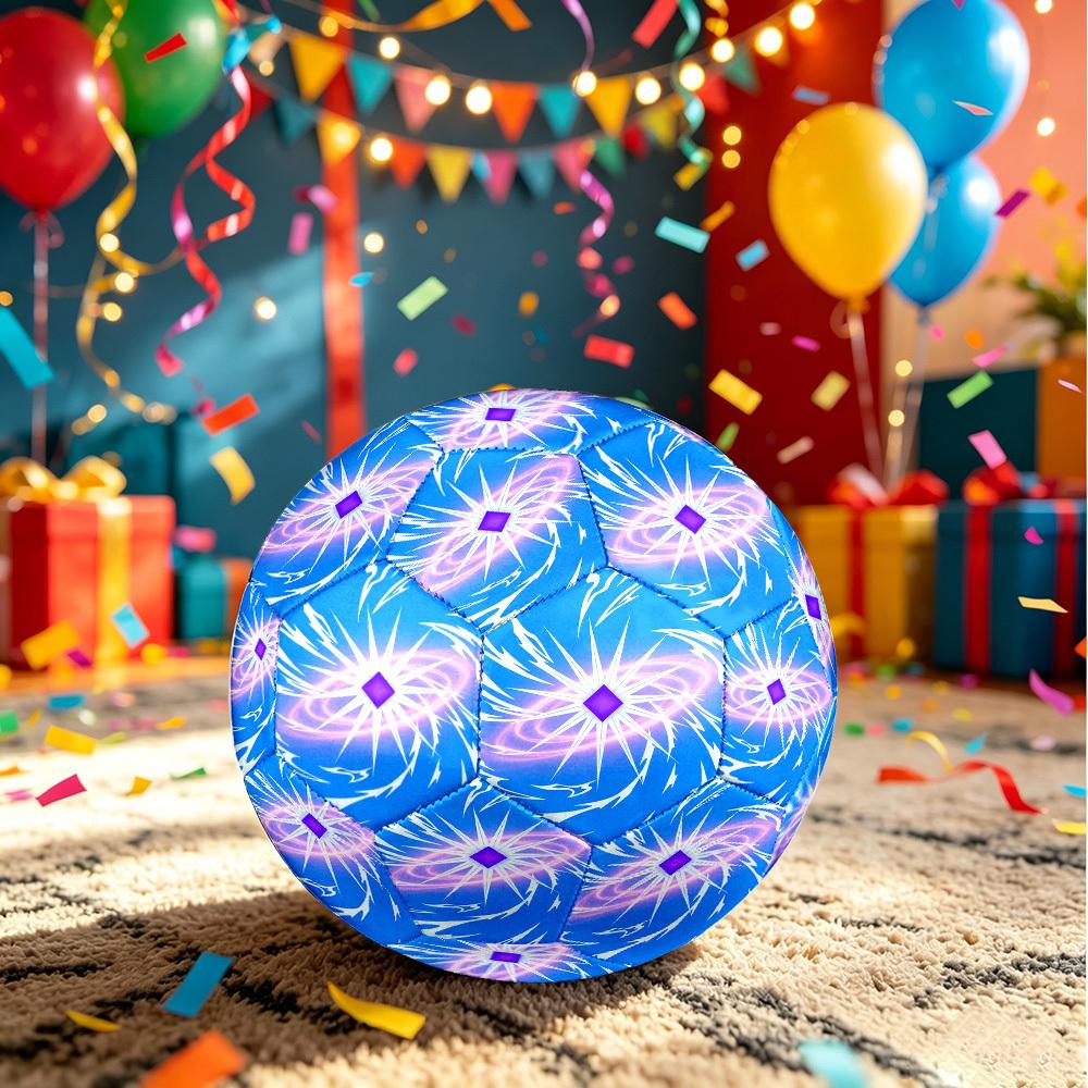 1pc Cosmic Energy Burst Size 5 Soccer Ball Professional Match Training Football Indoor &Outdoor Sports Ball Lightweight Durable C6567