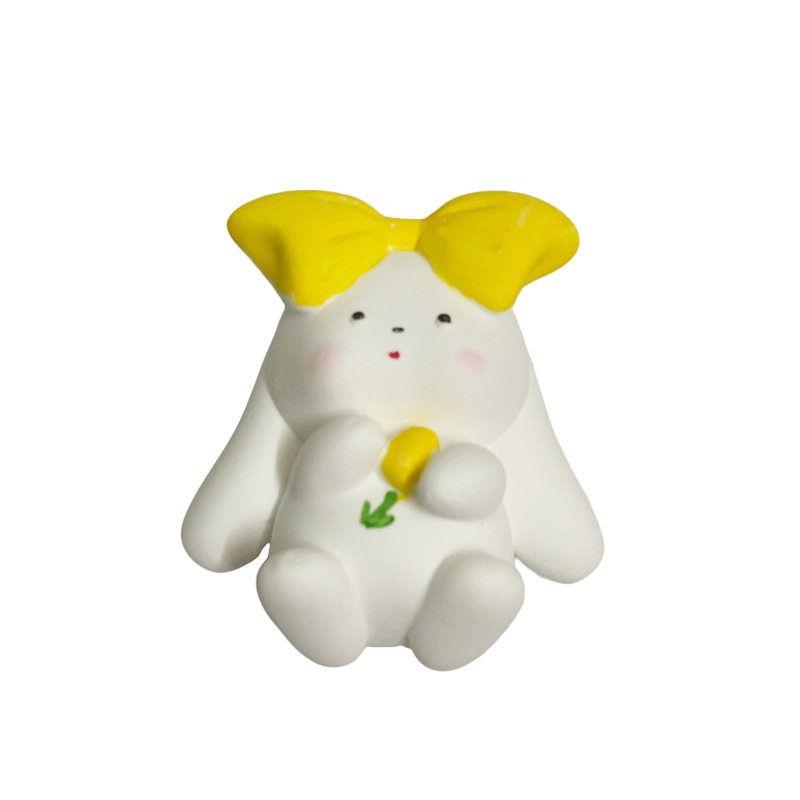 Osmanthus Rabbit Car Air Freshener Vent Decoration Perfume for Girls Car Interior Accessories Cute Aroma Diffuser Stone Fragrance
