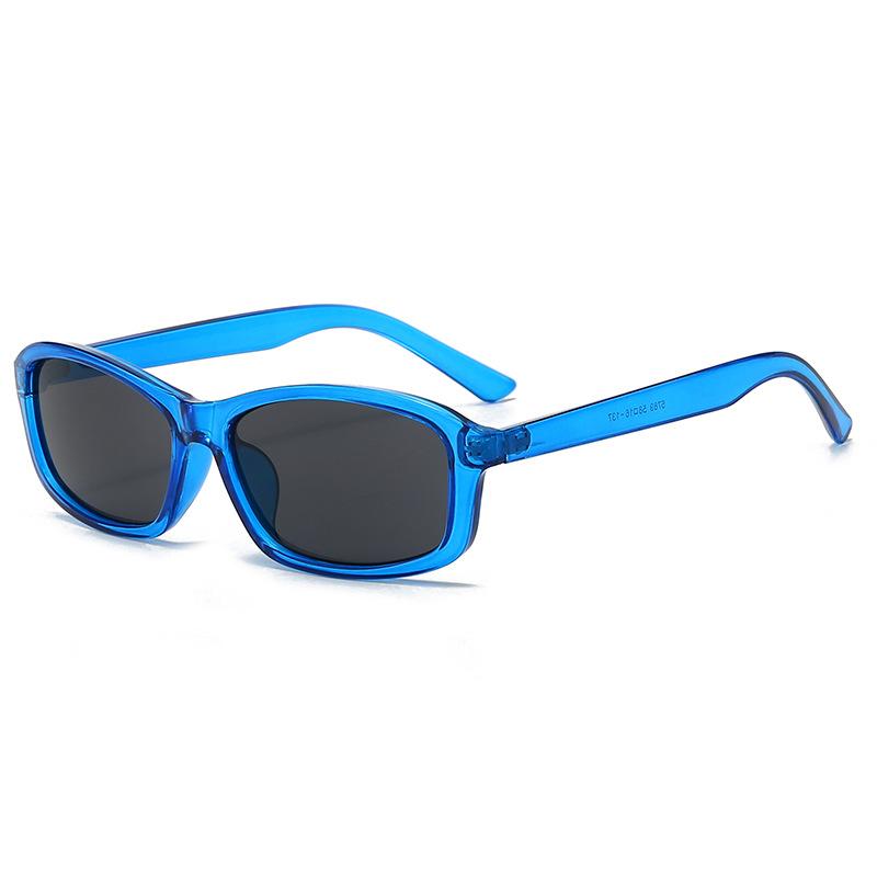Retro Simple Square Full Rim Fashionable Sunglasses for Women Men Outdoor Sun Protection Vacation Driving Trendy Glasses