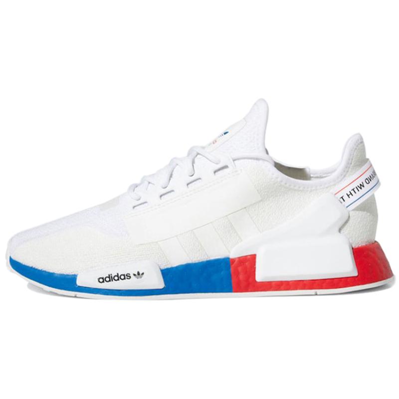 

Adidas NMD_R1 V2 White Lush Red Blue Sneakers FX4148 36