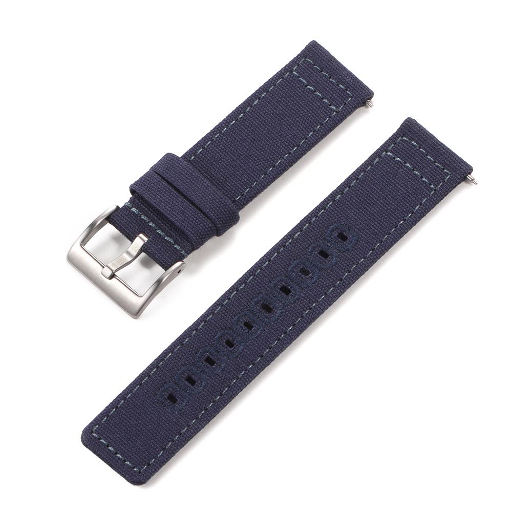 

Нейлоновий тканий полотняний ремінець для годинника для Perlon для Omega для Amazfit Ремінець Годинниковий ремінець Чоловіки Жінки Спортивний Браслет Аксесуари 18 20 22 мм 20mm синій