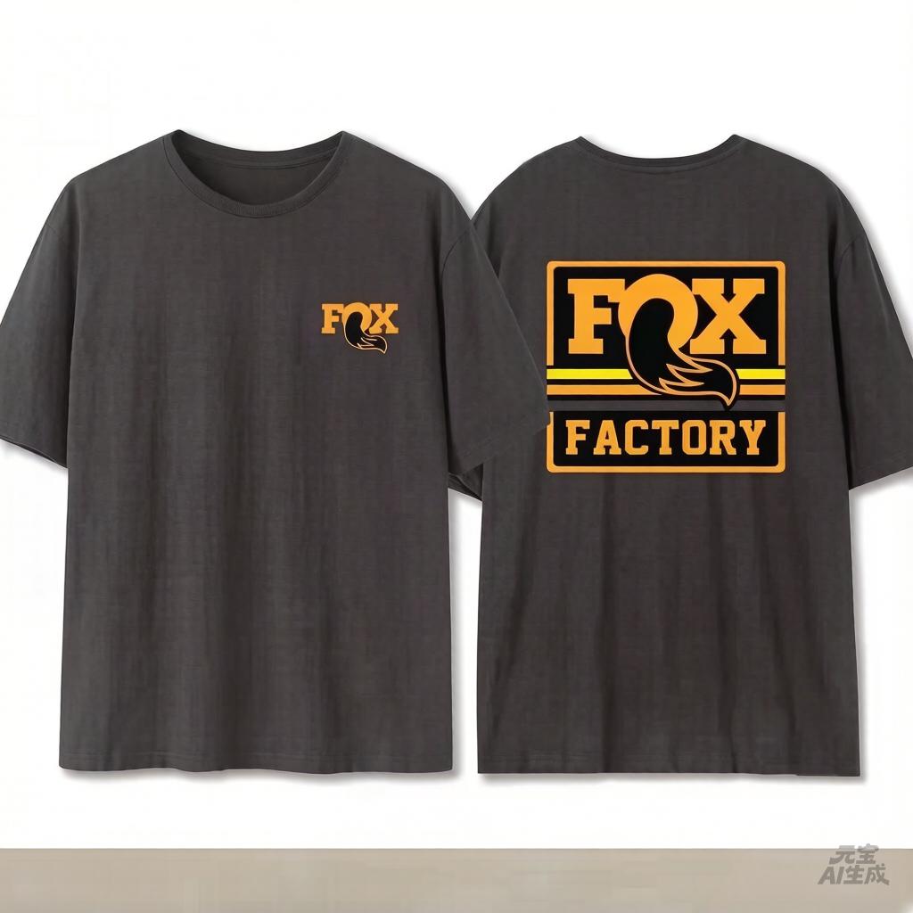 Summer Fox Racing Cross country Mountain Bike Commemorative T shirt High Quality Fashion Unisex Women T shirt Round Neck
