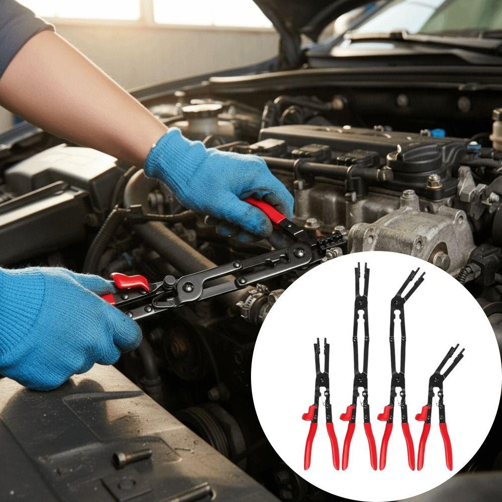 Extra Long Reach Adjustable Clamp Tool Adjustable Design Long Reach Pliers Automotive Repair