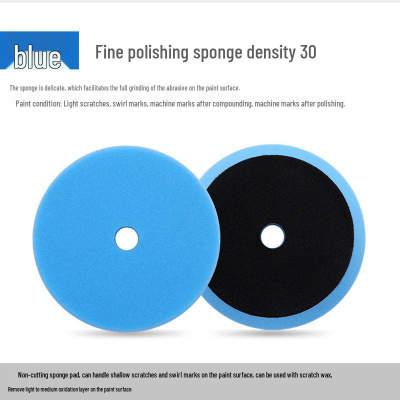 Pad do polerowania samochodu: Gąbka szlifierska 5" i 6" ze ściętą krawędzią do maszyn DA