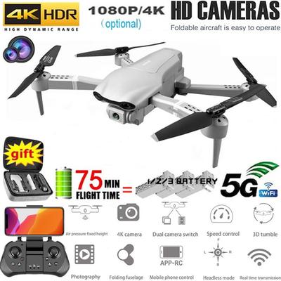 2022 F3 hopfällbar borstlös RC Drone Quadcopter 4K HD vidvinkel Dual Camera WiFi Realtids Video FPV Flight Maximal Rc Drone HD Vidvinkel Dual Camera