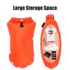 Inflatable swimming float storage bag Belted buoyancy tool  Outdoor swimming emergency buoyancy device