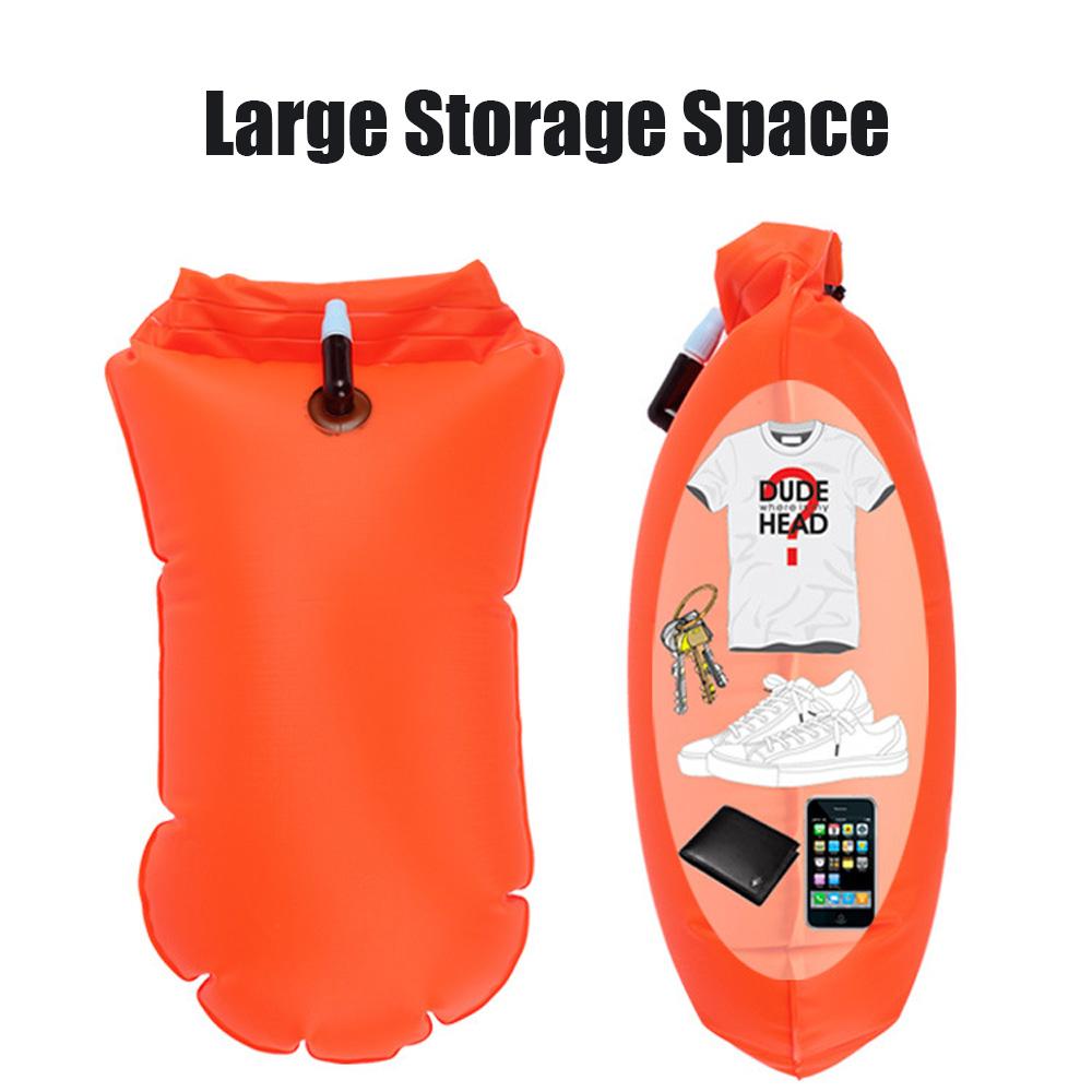 Inflatable swimming float storage bag Belted buoyancy tool Outdoor swimming emergency buoyancy device