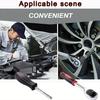 46Pcs Family Tools 1/4 Set Mechanic Tool Kits for Auto Repair Hous with Sockets Metric Hex Bit Socket Set Inch Ratchet Wrench