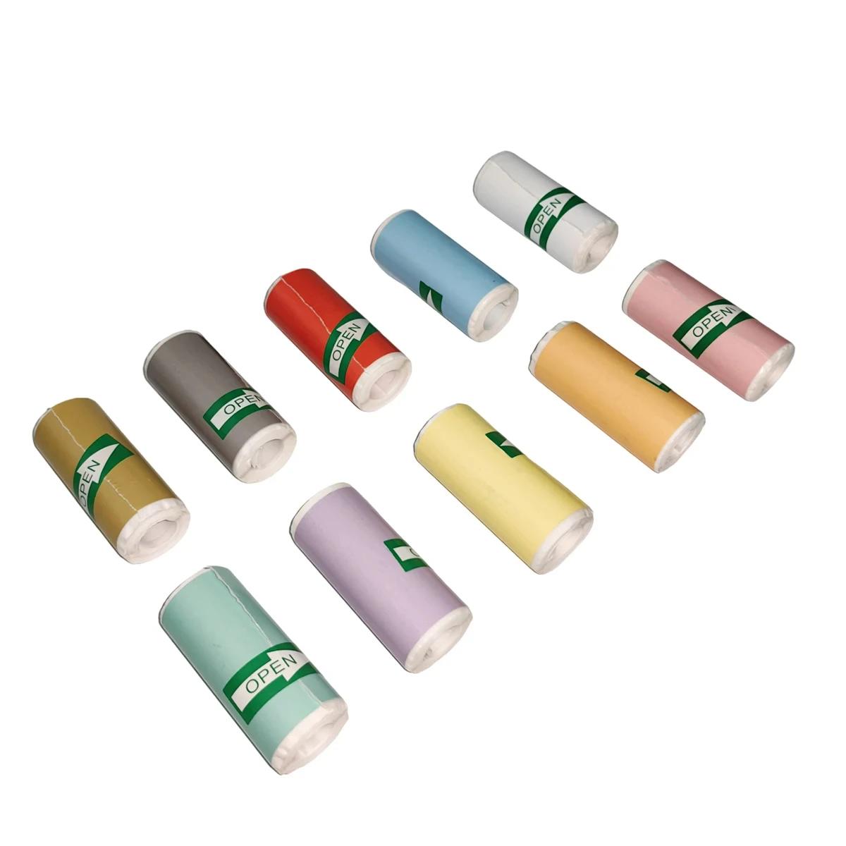 

Термопапір для міні-принтера. Барвиста етикетка. Наклейка. Самоклеючий термопапір. Безчорнильний друк. Фотозображення 57x25 мм.