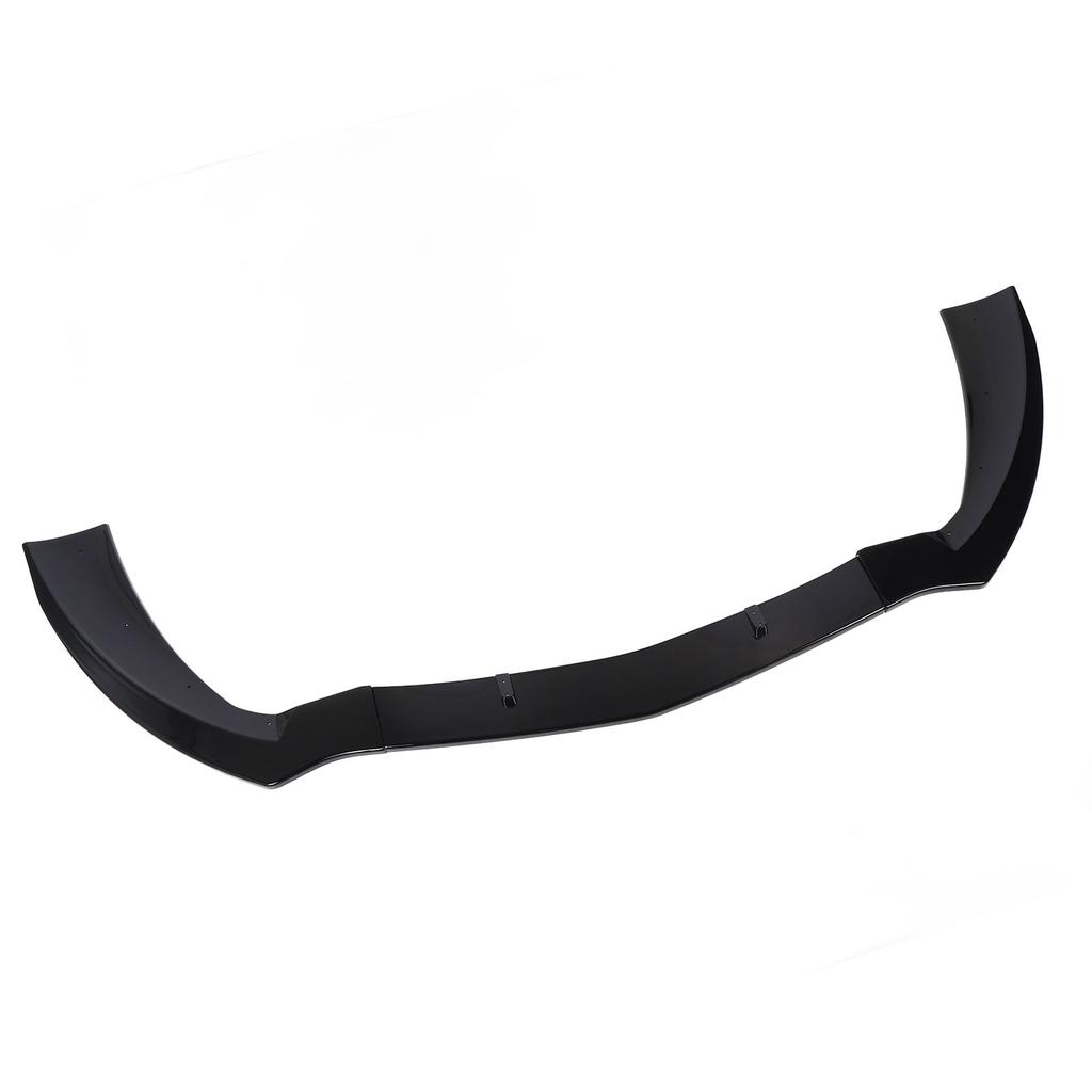 Front Bumper Lip Spoiler 3 Section Type Impact Resistant Upgrade Racing Look Bumper Lip Splitter Body Kit for CLA Class