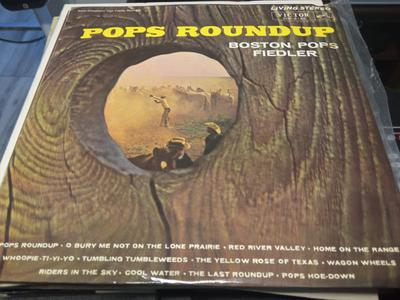 LP Record ARTHUR FIEDLER, BOSTON POPS - Pops Roundup SHP2149 VICTOR 1962 Japan Classical Used