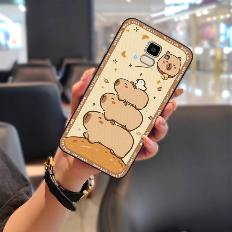 

Пылезащитный чехол-накладка на телефон для Samsung Galaxy J6 2018/SM-J600F, модный дизайн, мультяшный силиконовый, водонепроницаемый, милый ТПУ Samsung Galaxy J6 2018/SM