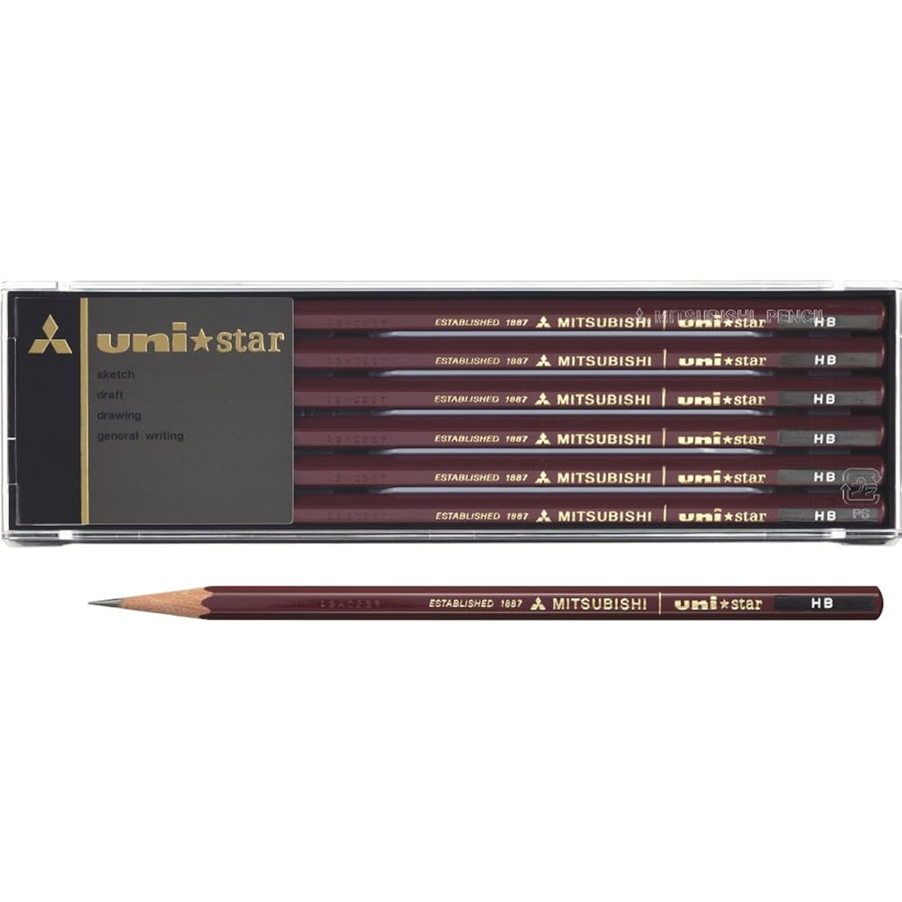 Mitsubishi Pencils Unistar Hexagon HB USHB
