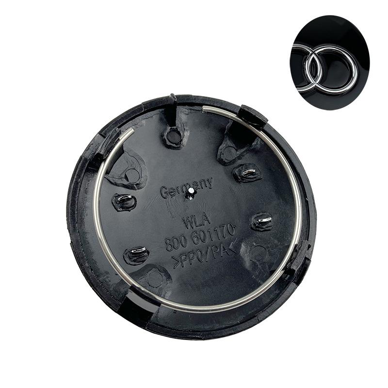 For Audi A1 4pcs 60mm 61mm 68mm 69mm Audi Hub Caps Car Wheel Center Caps For Audi A1 A2 A3 A4 A5 A6 A7 A8 S3 S6 Q3 Q5 Q7 Accessories