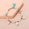 Retro Boho Shell Anklet for Women, Summer Beach Vacation Handmade Foot Jewelry