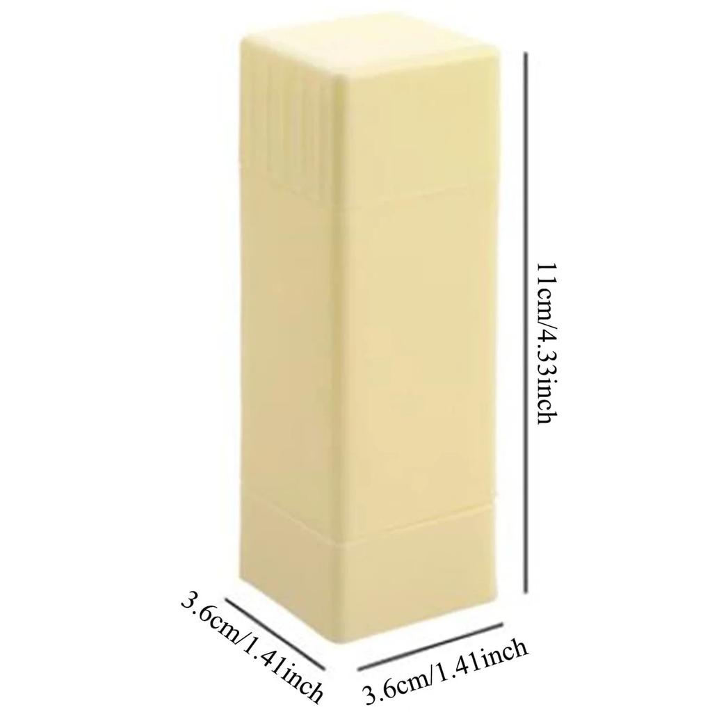 Portable Butter Storage Box Solid Butter Stick Spreader Rotary Applicator Kitchen Baking Tools Plastic Butter Holder