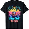 Stay Chill Be Capy Happy Groundhog Day Summer Beach Vacation Cotton Men T Shirt