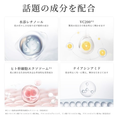 Shishibella Face Mask Pack, Face, Human Stem Cells, High Moisturizing Sheet Mask, Vitamins, Vitamin Derivatives, Retinol Pack, Large Capacity, Sensiti