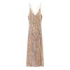 2024 Winter Women's European & American Style Slimming Sequin Sling Dress