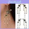 Unique And Quirky Halloween Skull Earrings Vintage All-metal Alloy Dangle Jewelry